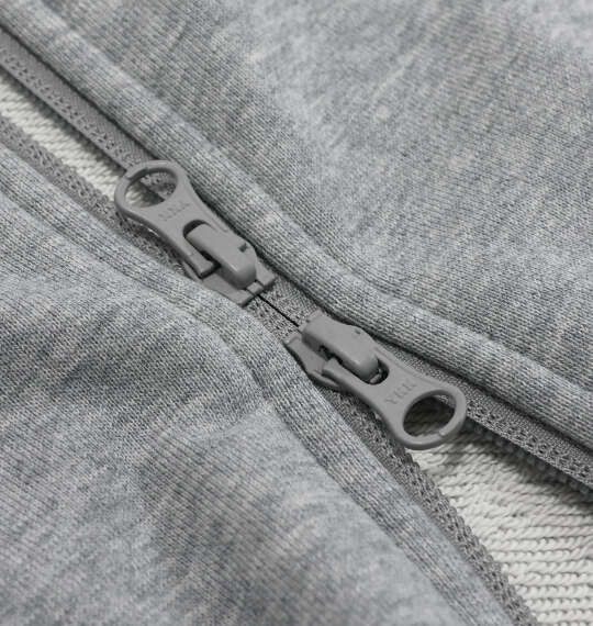 adidas ESS+3Sスウェットフルジップフーディ ミディアムグレーヘザー