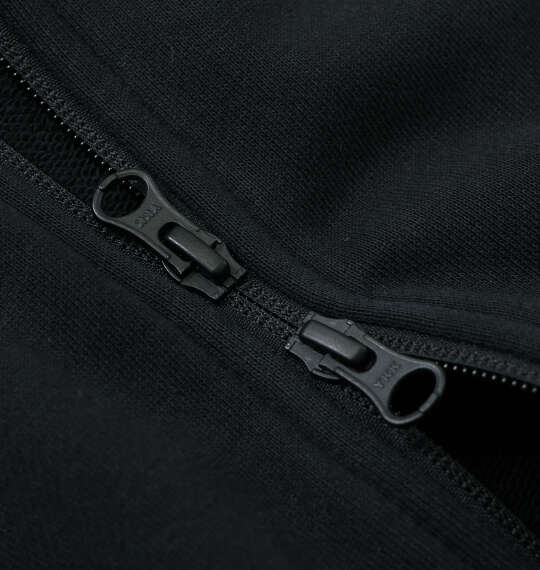 adidas ESS+3Sスウェットフルジップフーディ ブラック