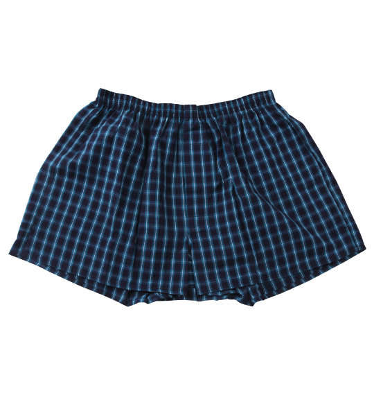 Take More 2P先染め布帛トランクス パープル系チェック×グリーン系チェック