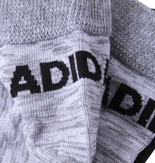 adidas 3Pリラックスフィットバックリニアロゴソックス 3色ミックス(A)