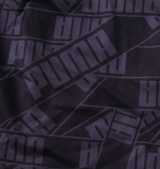 PUMA 2P RENUポリベアテープロゴAOPボクサーパンツ ブルー×ブラック