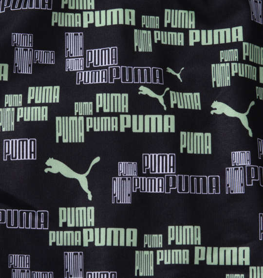 PUMA 2P RENUポリベアランダムロゴAOPボクサーパンツ ネイビー×ブラック