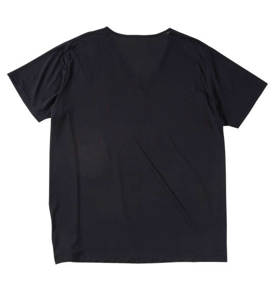 まるで着る冷蔵庫 Vネック半袖Tシャツ ブラック