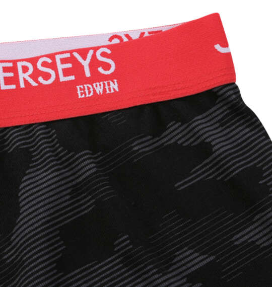 EDWIN JERSYSストレッチフライスプリントニットボクサーパンツ ブラック