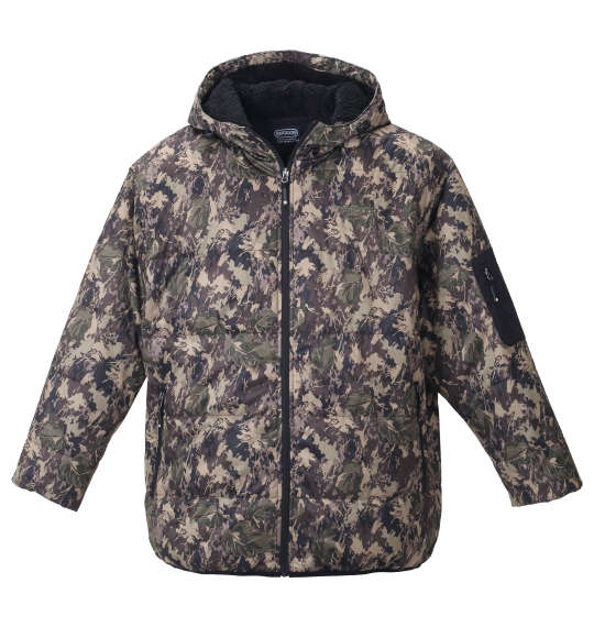 OUTDOOR PRODUCTS カット×裏フィルム中綿キルトジャケット カーキ