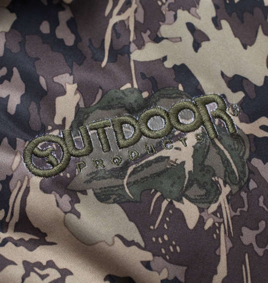 OUTDOOR PRODUCTS カット×裏フィルム中綿キルトジャケット カーキ