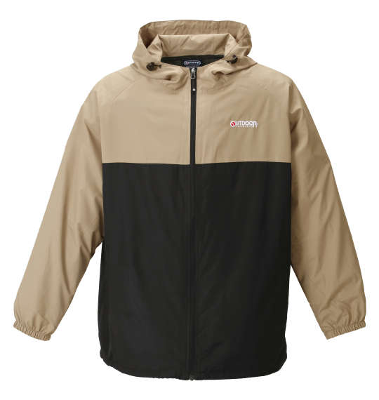 OUTDOOR PRODUCTS 240Tデュスポ裏メッシュウインドブレーカー ベージュ