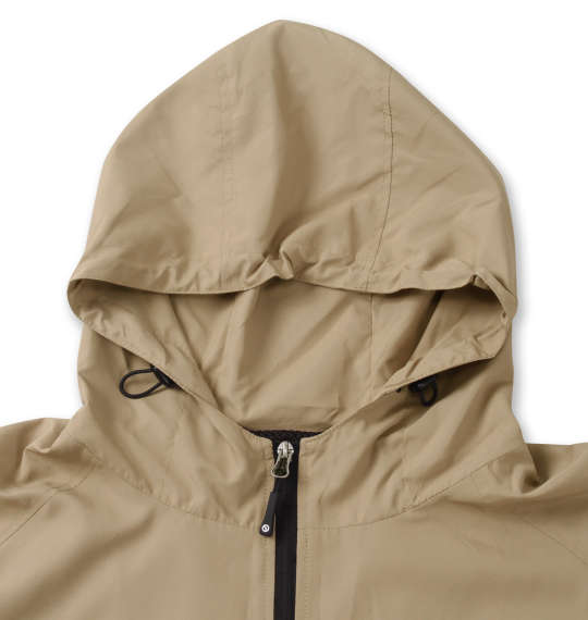 OUTDOOR PRODUCTS 240Tデュスポ裏メッシュウインドブレーカー ベージュ