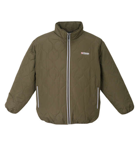 OUTDOOR PRODUCTS 240Tフルダルタフタ中綿キルトジャケット カーキ