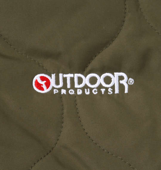 OUTDOOR PRODUCTS 240Tフルダルタフタ中綿キルトジャケット カーキ