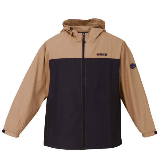 OUTDOOR PRODUCTS 240Tデュスポ裏メッシュウインドブレーカー ベージュ