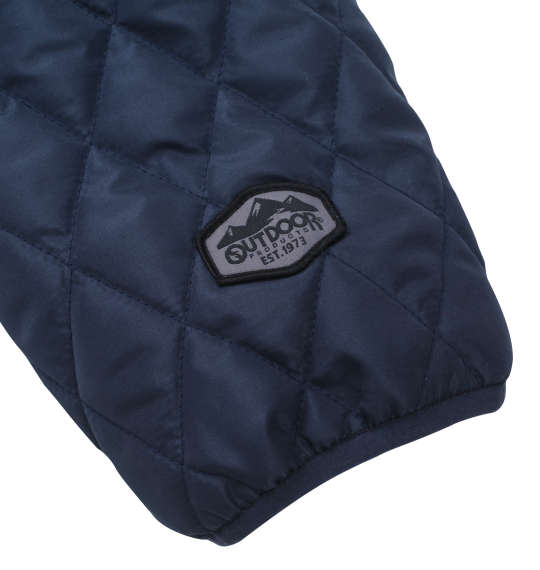 OUTDOOR PRODUCTS 240Tフルダルタフタ中綿キルトジャケット ネイビー(クレイジー)