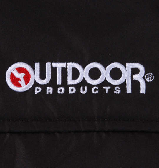 OUTDOOR PRODUCTS 240Tフルダルタフタ中綿キルトジャケット ブラック