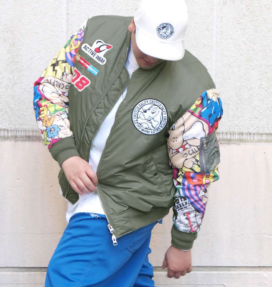 GALFY MA-1ジャケット カーキ