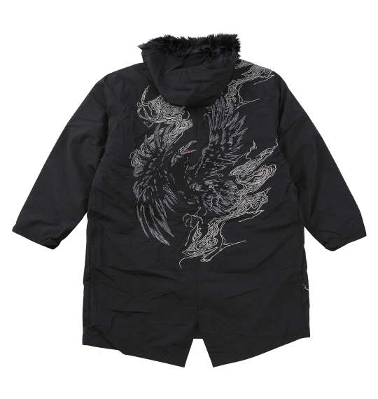 DAKU CROWモッズコート ブラック