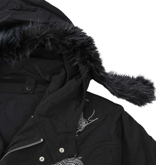 DAKU CROWモッズコート ブラック