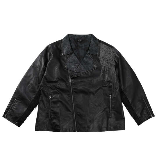 DAKU CROWライダースジャケット ブラック