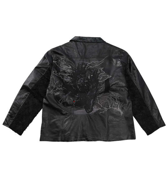 DAKU CROWライダースジャケット ブラック