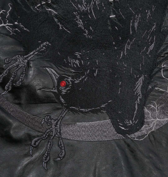 DAKU CROWライダースジャケット ブラック