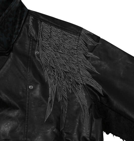 DAKU CROWライダースジャケット ブラック