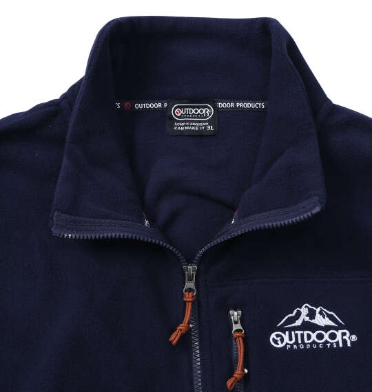 OUTDOOR PRODUCTS フリースジャケット ネイビー