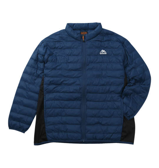 OUTDOOR PRODUCTS 中綿キルト×エステルダンボールジャケット ネイビー