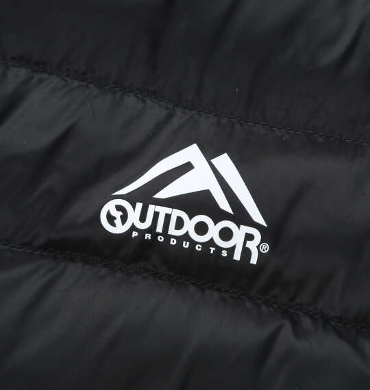 OUTDOOR PRODUCTS 中綿キルト×エステルダンボールジャケット ブラック