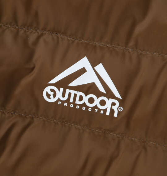 OUTDOOR PRODUCTS 中綿キルト×エステルダンボールジャケット ブラウン