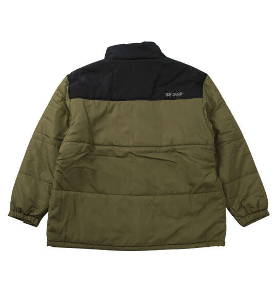 OUTDOOR PRODUCTS タフタ裏アルミ中綿キルトジャケット カーキ