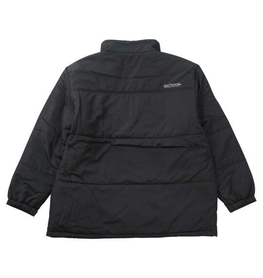 OUTDOOR PRODUCTS タフタ裏アルミ中綿キルトジャケット ブラック