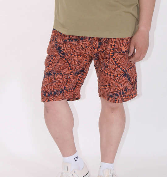OUTDOOR PRODUCTS ナイロンクライミングハーフパンツ オレンジネイティブ