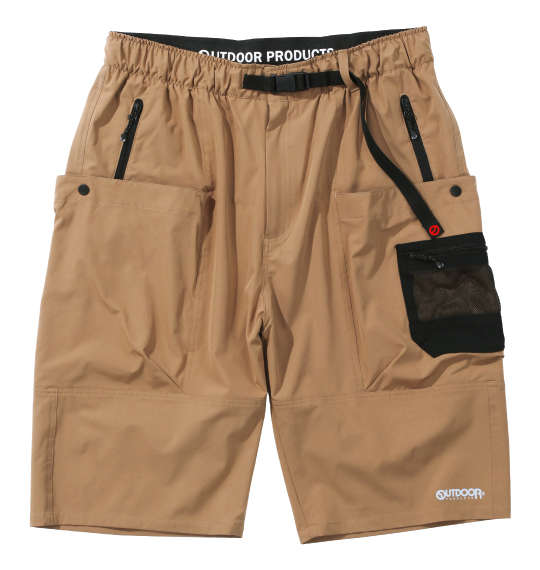 OUTDOOR PRODUCTS マルチストレッチカーゴハーフパンツ ベージュ