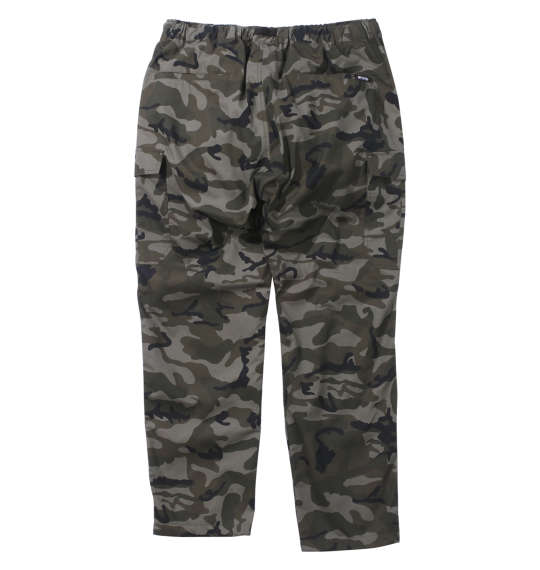 OUTDOOR PRODUCTS TCウェザー裏メッシュカーゴパンツ カーキカモフラ