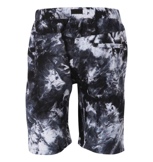 OUTDOOR PRODUCTS タイダイ柄クライミングハーフパンツ ブラック