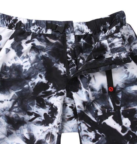 OUTDOOR PRODUCTS タイダイ柄クライミングハーフパンツ ブラック
