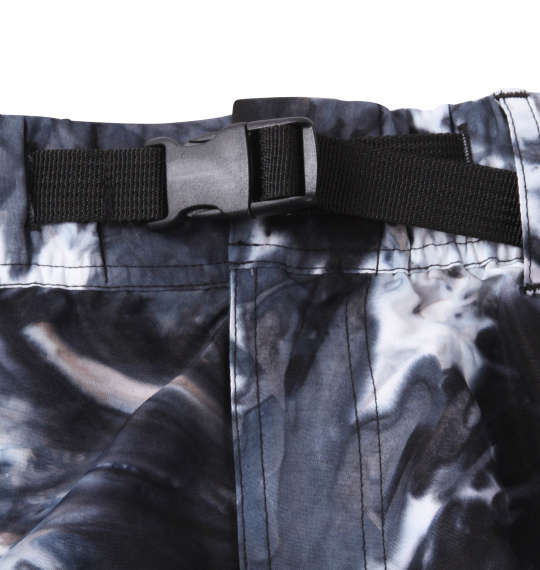 OUTDOOR PRODUCTS タイダイ柄クライミングハーフパンツ ブラック