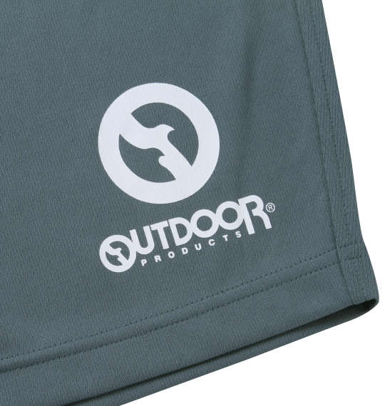 OUTDOOR PRODUCTS DRYメッシュハーフパンツ ブルーグレー