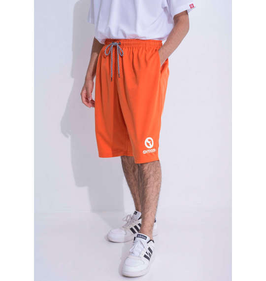 OUTDOOR PRODUCTS DRYメッシュハーフパンツ オレンジ