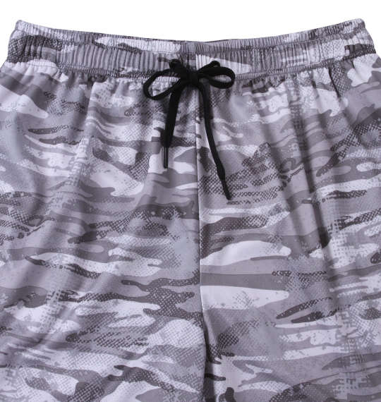 OUTDOOR PRODUCTS DRYメッシュカモフラ柄ハーフパンツ グレー系