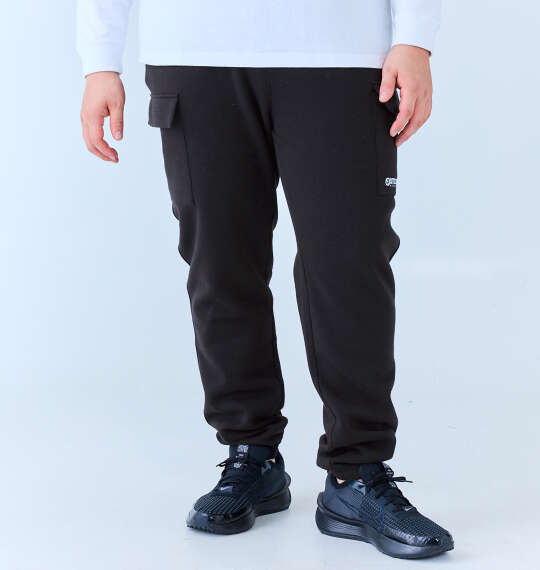 OUTDOOR PRODUCTS 裏起毛スウェットカーゴパンツ ブラック
