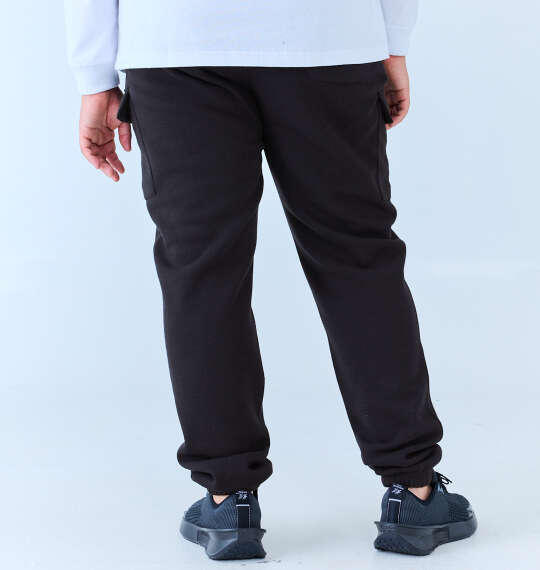 OUTDOOR PRODUCTS 裏起毛スウェットカーゴパンツ ブラック