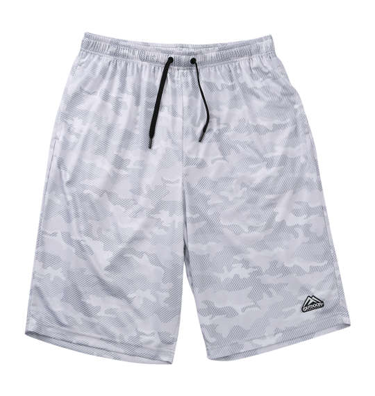 大きいサイズ メンズ OUTDOOR PRODUCTS (アウトドア プロダクツ) DRYメッシュカモフラ柄ハーフパンツ
