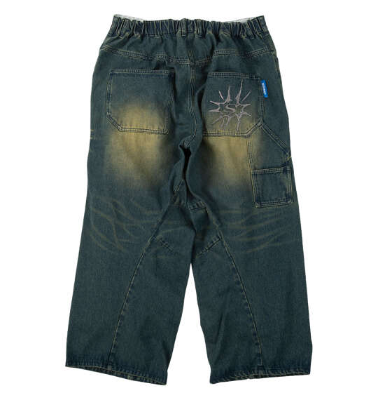SEQUENZ ウォッシュドデニムパンツ ネイビー