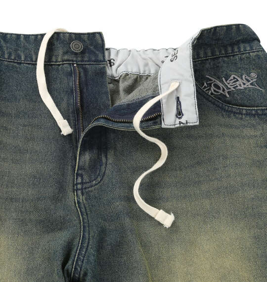 SEQUENZ ウォッシュドデニムパンツ ネイビー