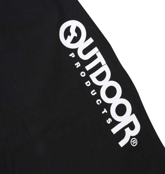 OUTDOOR PRODUCTS 天竺クロップドパンツ ブラック