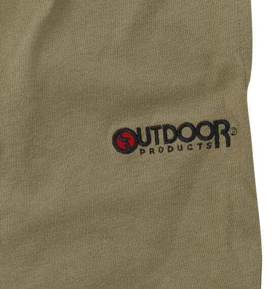 OUTDOOR PRODUCTS 天竺ハーフパンツ カーキ
