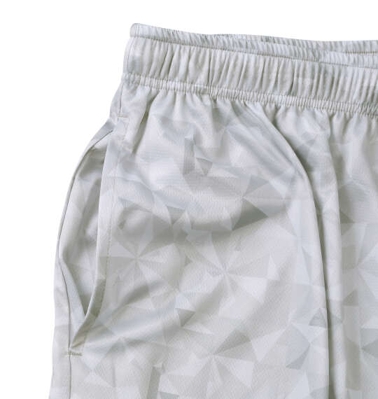 OUTDOOR PRODUCTS DRYメッシュ総柄ハーフパンツ グレー