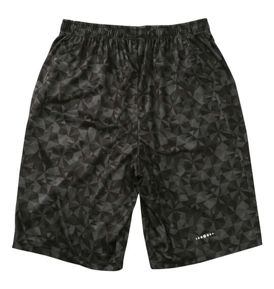 OUTDOOR PRODUCTS DRYメッシュ総柄ハーフパンツ ブラック