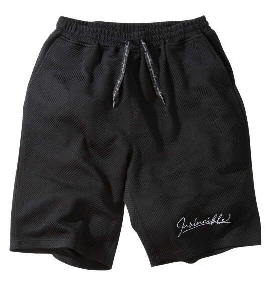 in the attic 膨れジオメジャガードハーフパンツ ブラック