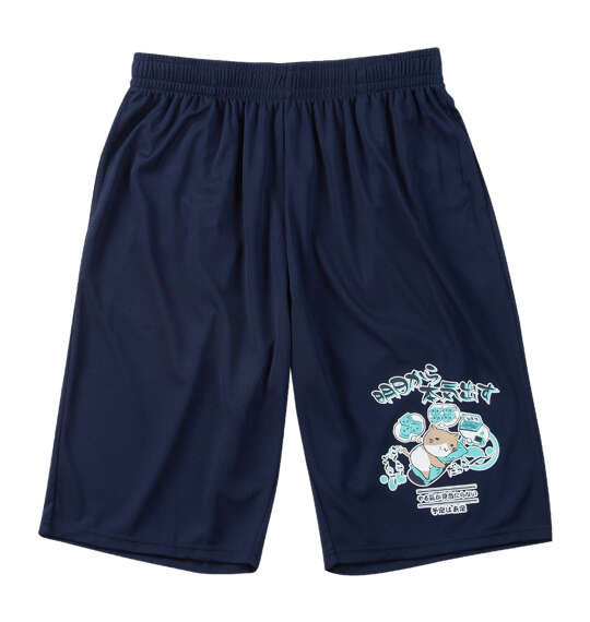 NECOBUCHI-SAN DRYハニカムメッシュハーフパンツ ネイビー